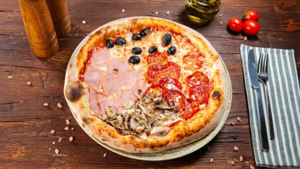 PIZZA QUATTRO STAGIONI 42CM (930.00 g)